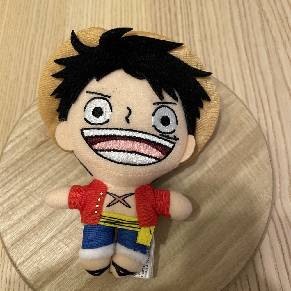One Piece Monkey D. Luffy 5" Mini Plush Hanging Stuffed Toy Anime